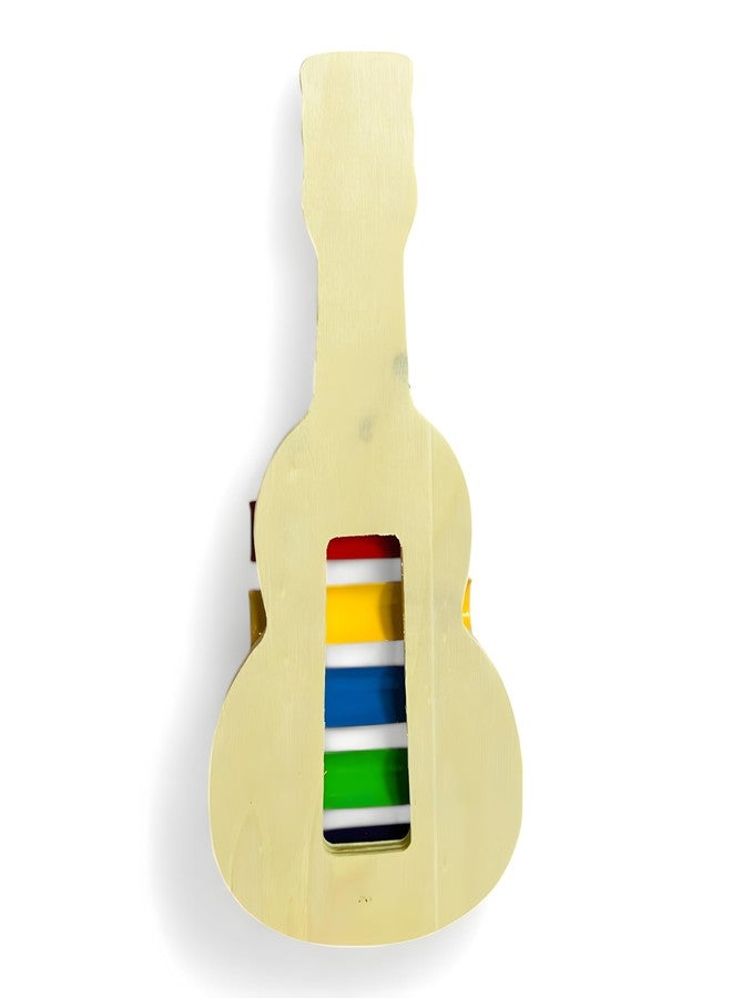 MarvelStore Wooden Guitar Shaped Xylophone Toy for Kids | 5 Tones, Colorful Musical Instrument with Safe Mallets | Fun Educational Development Musical Toy for Toddlers, Children(Xylophone Pack of 2) - Image 4